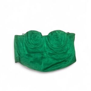 Emerald Green Bustier Top